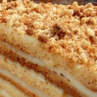 Заварной медовый торт