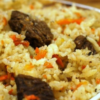 Плов из говядины