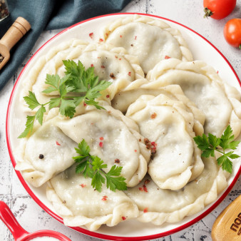 Вареники с грибами