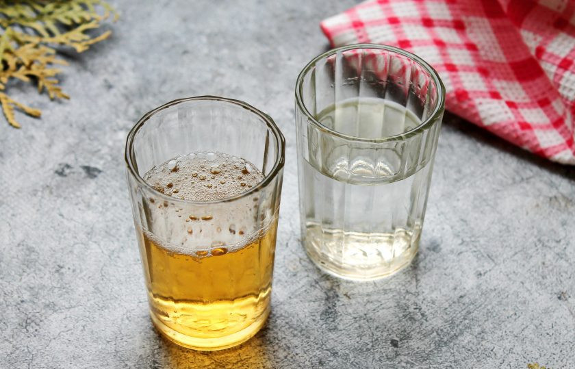 1. Этап. Коктейль Ёрш: Подготовьте все необходимые ингредиенты для приготовления коктейля 