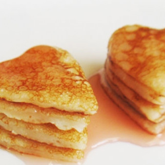 Блины на кефире с кипятком