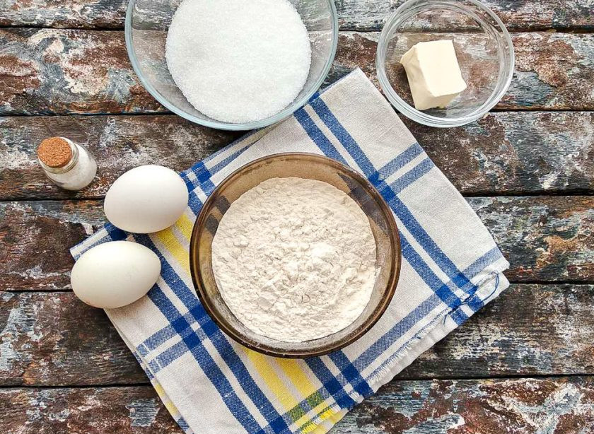 1. Этап. Печенье Экономное: Подготовьте все необходимые ингредиенты.