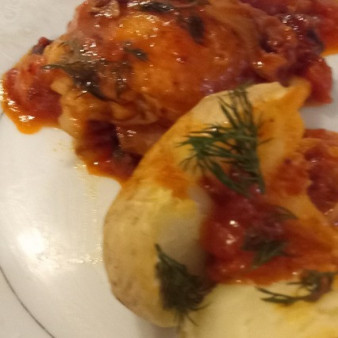 Курица по-венгерски