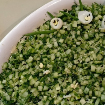 Салат Лужок