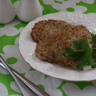 Драники с фаршем говядины
