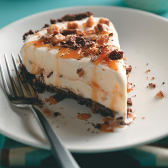 Caramel Toffee Ice Cream Pie