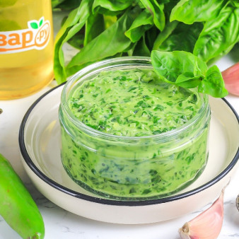 Аджика из базилика