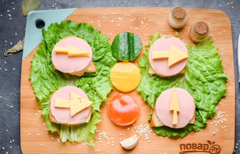 1. Этап. Бутерброды Дорожные знаки: Приятного аппетита!