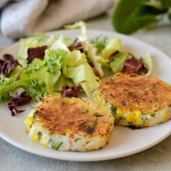 Котлеты из картофеля с кукурузой