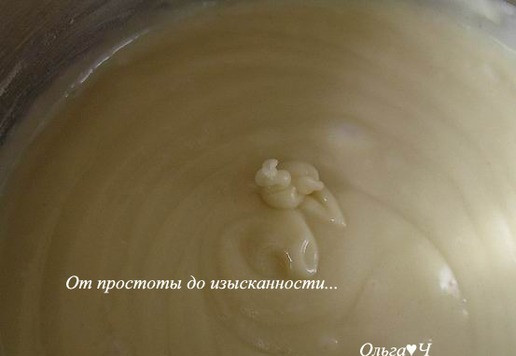 1. Этап. Кекс с яблоками и мандаринами: Хорошо перемешайте.