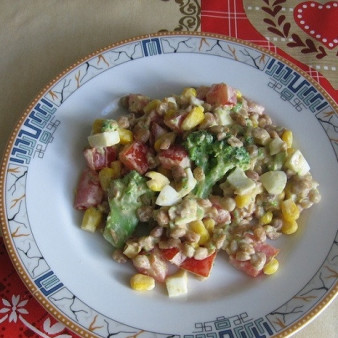 Салат из чечевицы