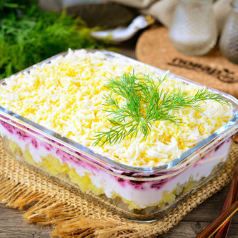 Салат овощной Зимний