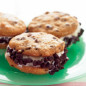 Mini Chocolate Chip Ice Cream Sandwiches