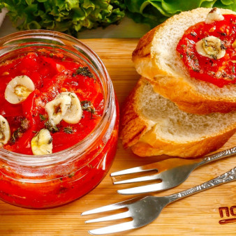 Вяленые помидоры в микроволновке