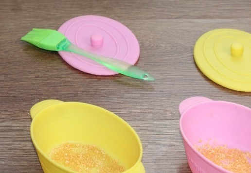 1. Этап. Рисовая полента с баклажаном: 12... и обсыпаем панировочными сухарями.