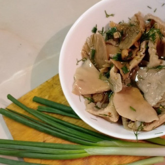 Маринованные вешенки быстрого приготовления