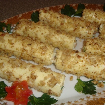 Сырные трубочки с острой начинкой