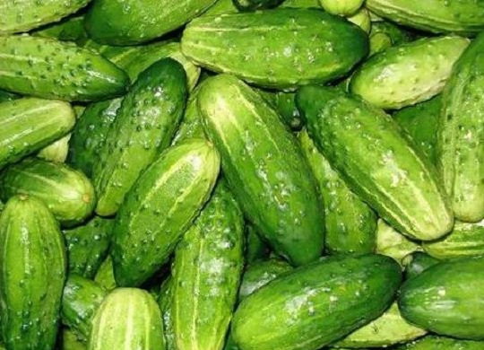 1. Этап. Соленые огурцы холодным способом: Огурцы хорошо помыть.