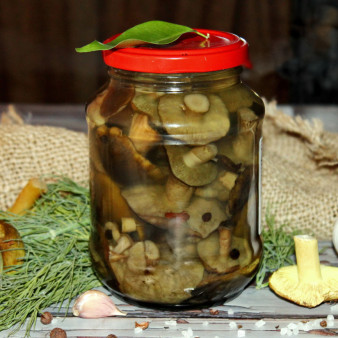 Маринованные зеленушки