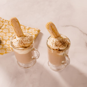 Spiked Tiramisu Hot Chocolate