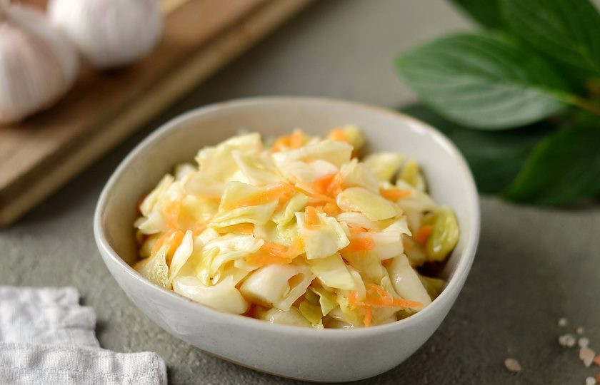 1. Этап. Маринованная капуста без уксуса: Маринованная капуста без уксуса готова!