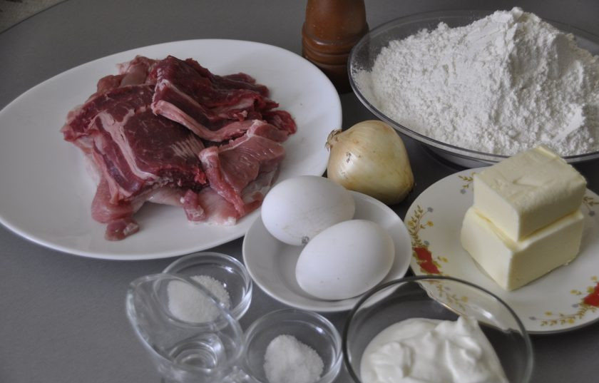 1. Этап. Кибинай: Подготовьте ингредиенты.