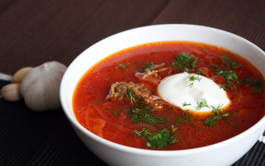 1. Этап. Красный борщ: Приятного аппетита!