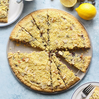 Lemon Cake Mix Dessert Pizza