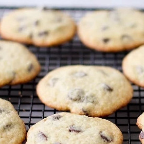 Легкие печенья с шоколадными дропсами