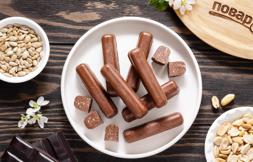 1. Этап. Шоколадная халва: Шоколадная халва готова, приятного вам аппетита!