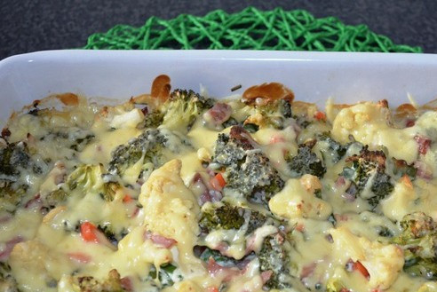 1. Этап. Запеканка с колбасой: Запеканка готова. Приятного аппетита!