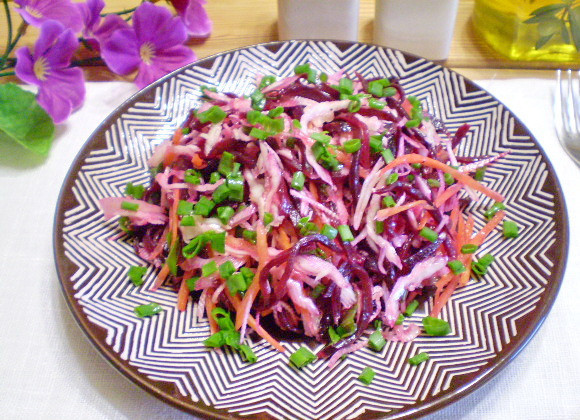 1. Этап. Салат Цветной: 9. Приятного аппетита! Салат 