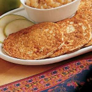 Applesauce Oatmeal Pancakes