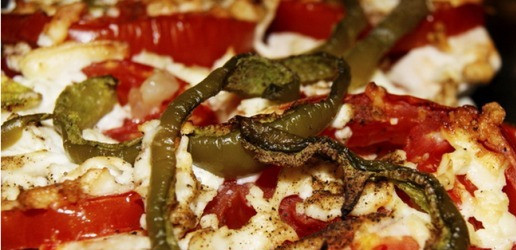 1. Этап. Деревенская запеканка по-гречески: Запекать в прогретой до 190-200