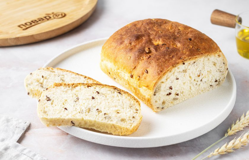 1. Этап. Зерновой хлеб на дрожжах: Зерновой хлеб готов, приятного аппетита!