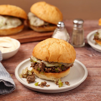Sloppy Cheesesteaks
