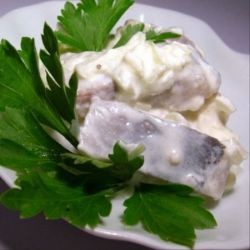 Herring in sour cream