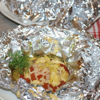 Горбуша в кефирном маринаде