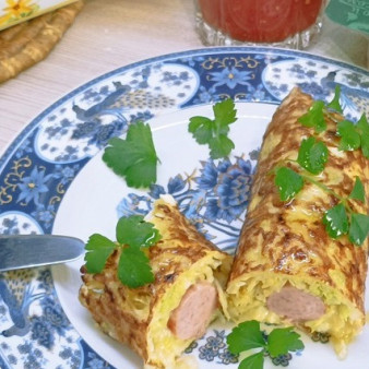 Сосиски в капусте