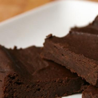 Шоколадные пирожные с фасолью и авокадо