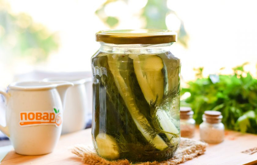 1. Этап. Ленивые огурцы на зиму: Приятного аппетита!