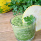 Зеленый коктейль с кабачком