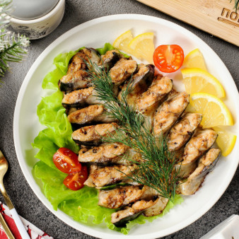 Скумбрия Ёлочка запечённая в духовке