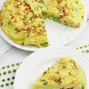 1. Этап. Испанская тортилья: 9. Готовую тортилью подавайте порционно. Приятного аппетита!