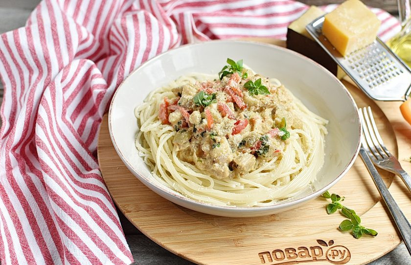 1. Этап. Вкусный соус к макаронам: Приятного аппетита!