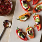 Stuffed Baby Peppers with Yogurt and Floral Honey