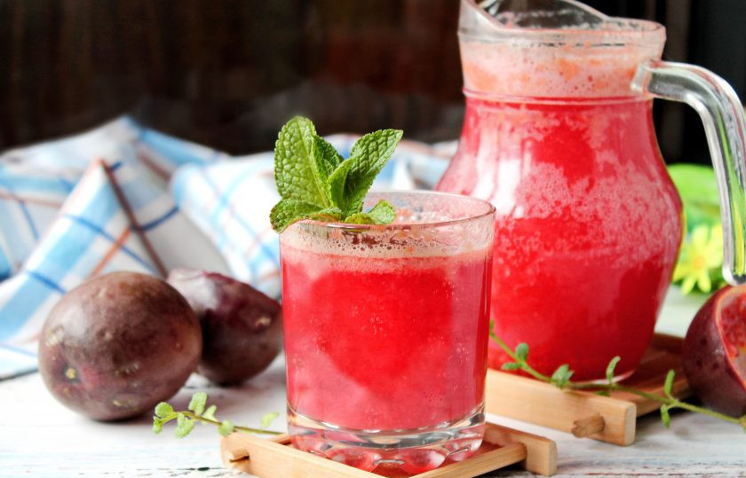 1. Этап. Лимонад из малины и маракуйи: Приятного аппетита!