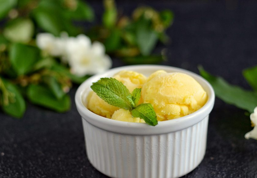 1. Этап. Сорбет из манго: Сорбет из манго готов, приятного аппетита!