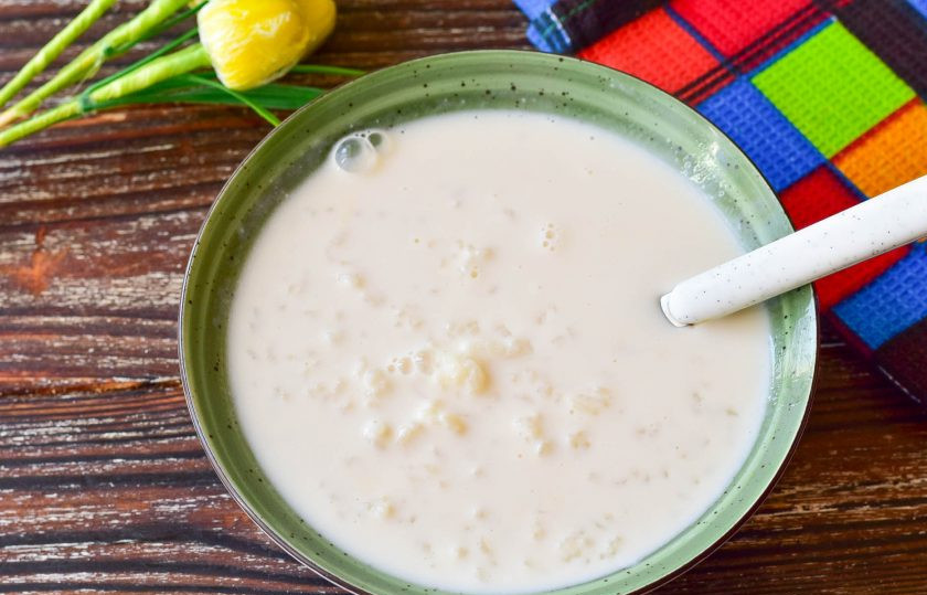 1. Этап. Молочный рисовый суп в мультиварке: Молочный рисовый суп в мультиварке готов! Приятного аппетита!