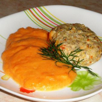 Куриные котлеты с гречкой